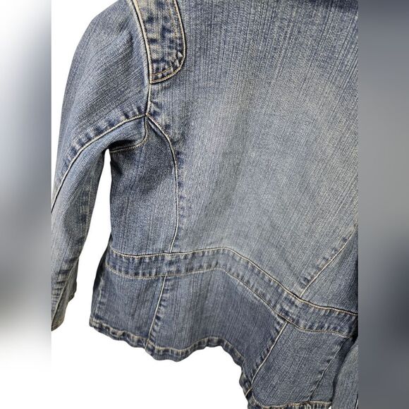 Cato Blue Jean Jacket Classic Denim Style - Picture 2 of 5